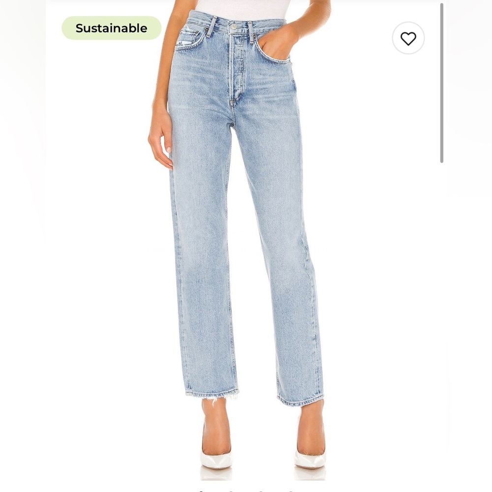 Agolde 90’s Mid Rise Loose Fit Jean in Snapshot (26)